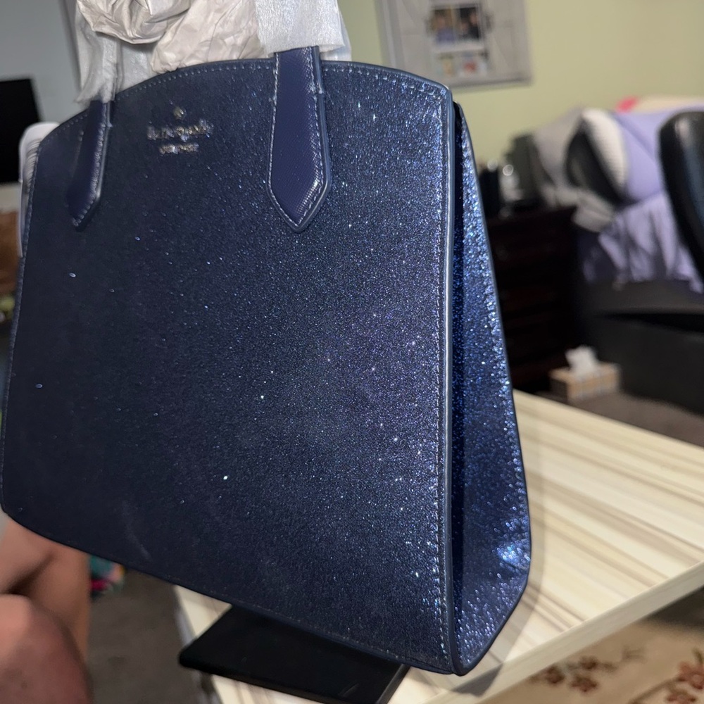 Kate Spade Glittery Blue Satchel